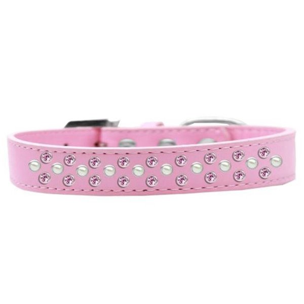 Unconditional Love Sprinkles Pearl & Light Pink Crystals Dog CollarLight Pink Size 20 UN847405